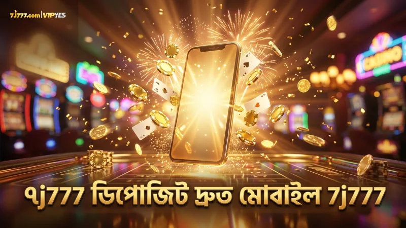 ৭j777 ডিপোজিট মোবাইল থেকে দ্রুত সম্পন্ন করা যায়।