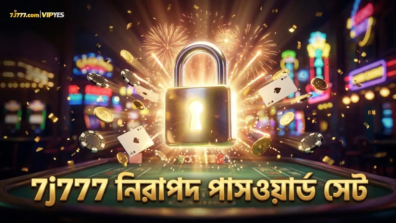 নিরাপদ পাসওয়ার্ড সেটিং 7j777 অ্যাকাউন্ট সুরক্ষায় গুরুত্বপূর্ণ