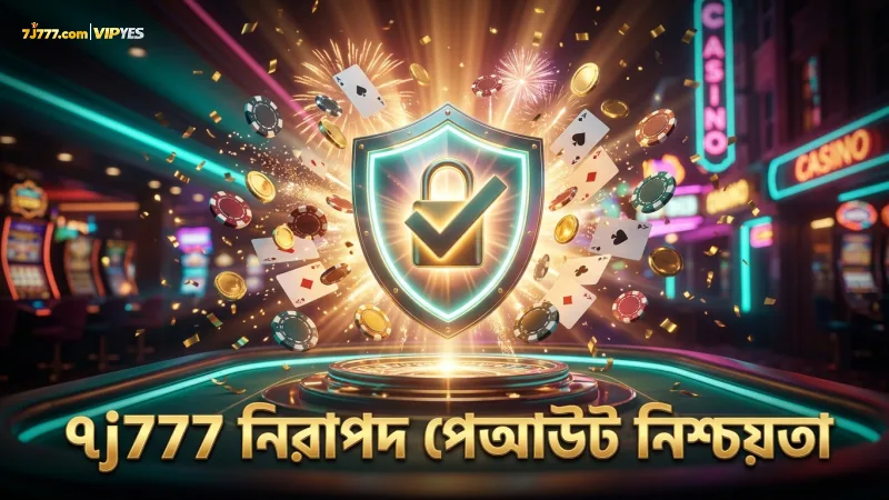 ৭j777 গেমিংয়ে যাচাইকৃত পেআউট নিরাপত্তার নিশ্চয়তা