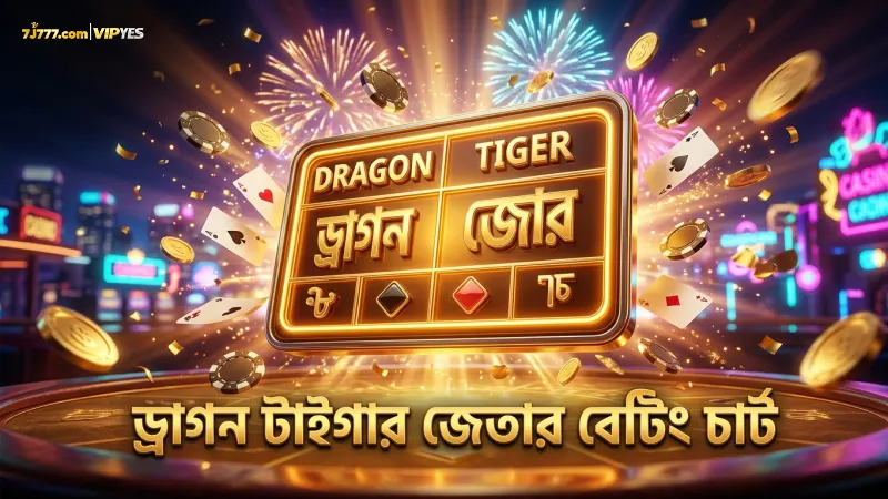 বেটিং চার্ট সহ সঠিক কৌশল ড্রাগন টাইগারে জেতার সম্ভাবনা বাড়ায়