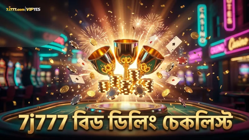 7j777-এর নির্ভরযোগ্য বিড ডিলিং এবং কাপ ব্যবহারের চেকলিস্ট।