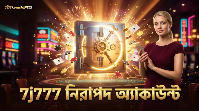 7j777 প্ল্যাটফর্মে নিরাপদ অ্যাকাউন্ট ব্যবস্থাপনা।