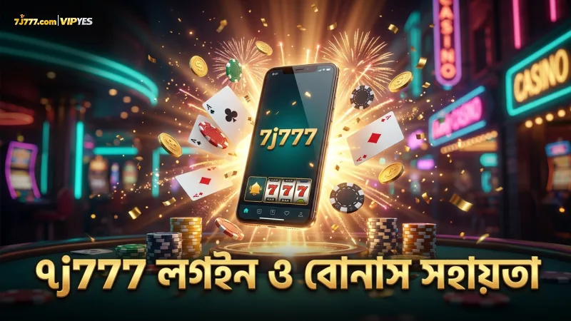 লগইন ও বোনাস ব্যবহারে ৭j777 থেকে সহায়তা নিন