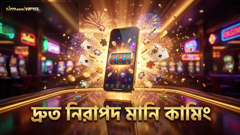 দ্রুত ও নিরাপদ মানি কামিং খেলার জন্য মোবাইলের সুবিধা।
