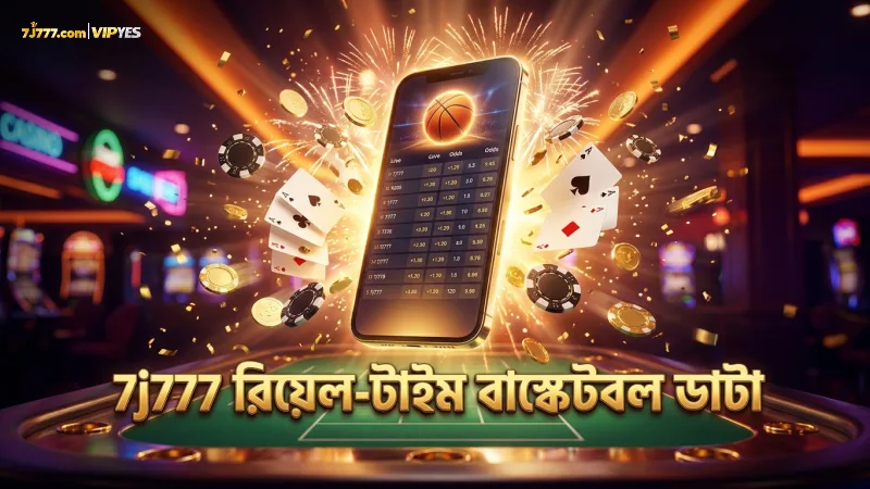 7j777 প্ল্যাটফর্মে রিয়েল-টাইম বাস্কেটবল ডাটা ও স্কোর আপডেট