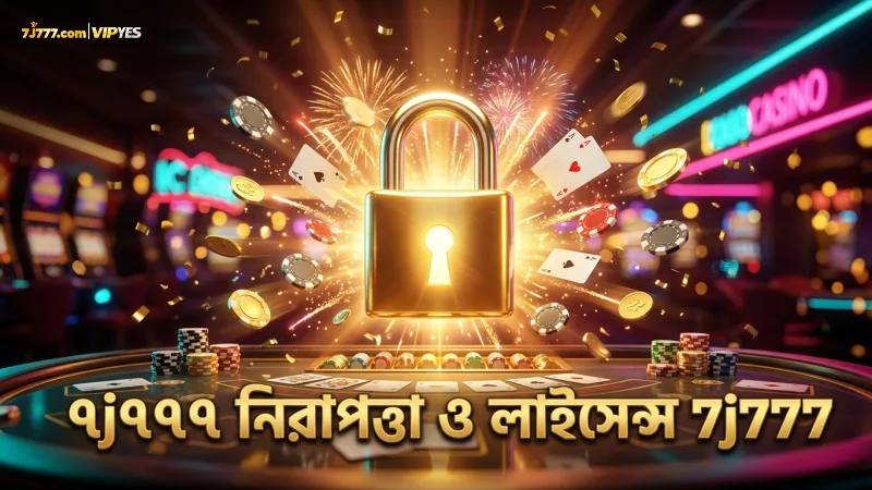 ৭j৭৭৭ ক্যাসিনোর নিরাপত্তা ও লাইসেন্স নিশ্চিত করে বিশ্বস্ততা